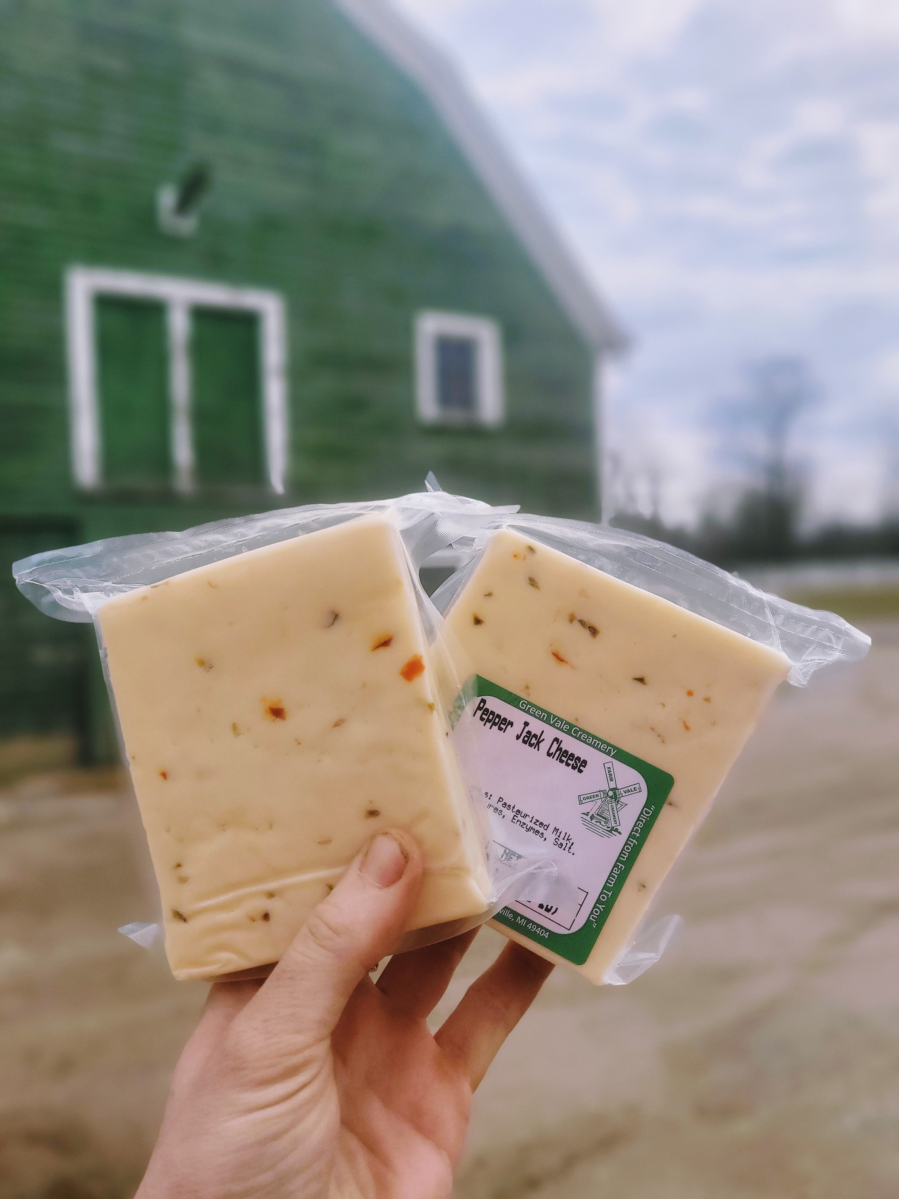 Pepper Jack Cheese Green Vale Farm Creamery