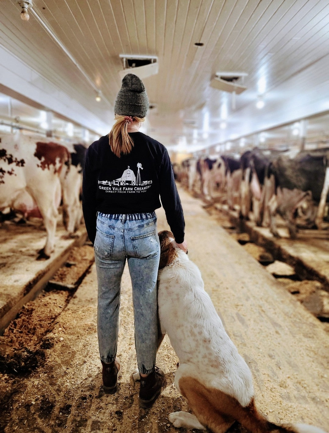 GVF Sweatshirt Green Vale Farm Creamery