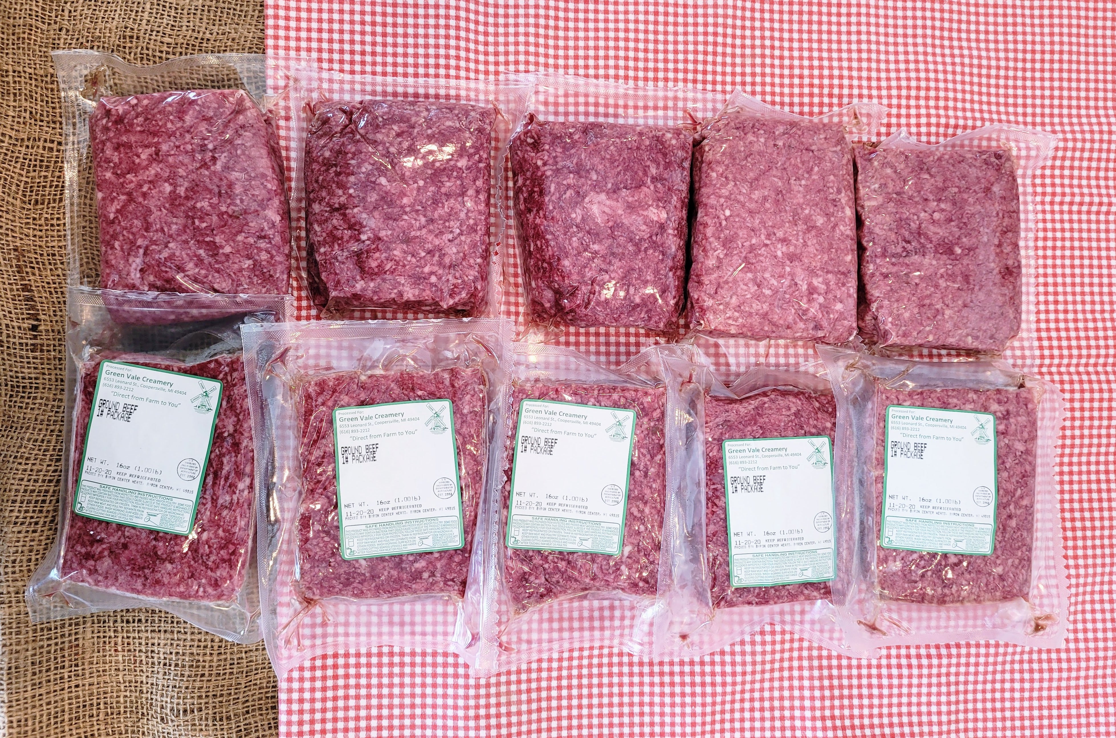 Ground Beef Stock Up Box – Green Vale Farm Creamery